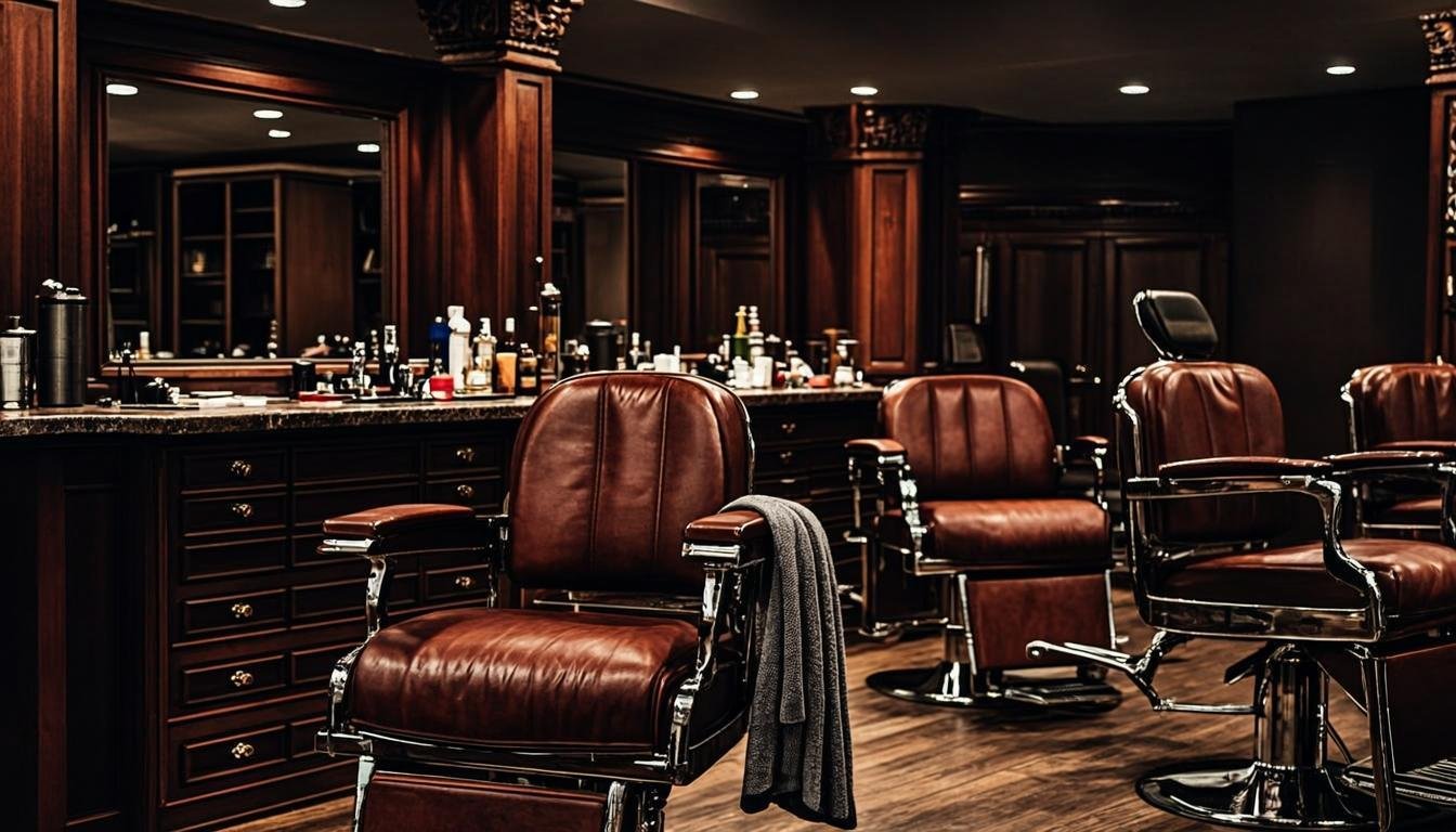 Premium Barbershop Interior